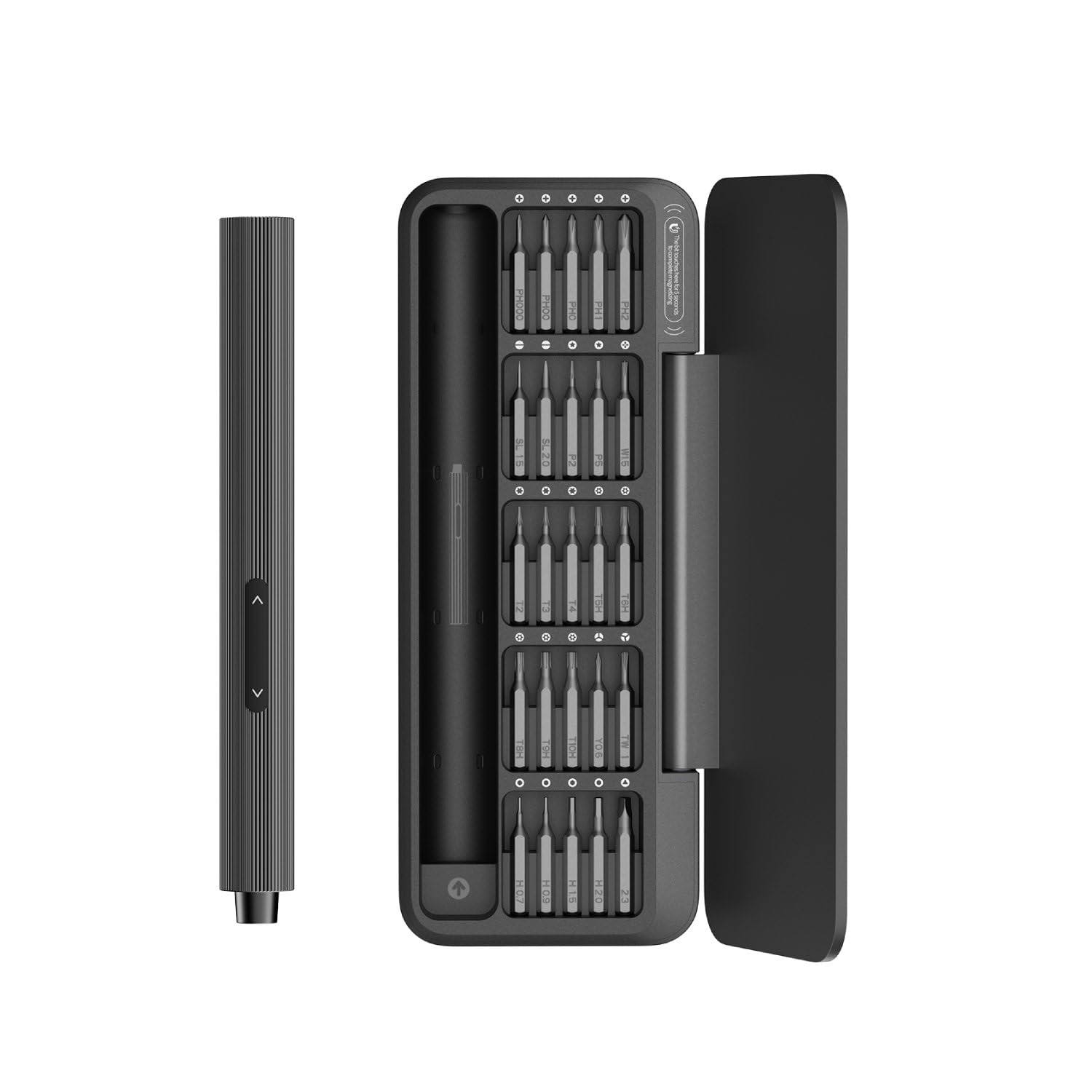 Hoto Precision Electric Screwdriver Set, 25 in 1 Magnetic Driver Bits Set, Rechargeable Screwdriver Tool Set, S2 Steel, Repair T