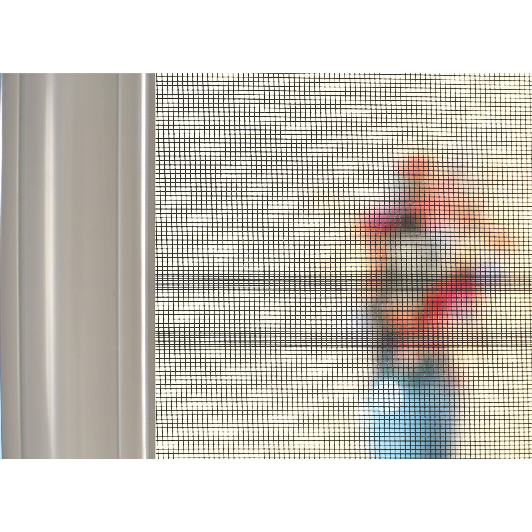 Larson 36-in x 78-in White Aluminum Screen Door | 77210361