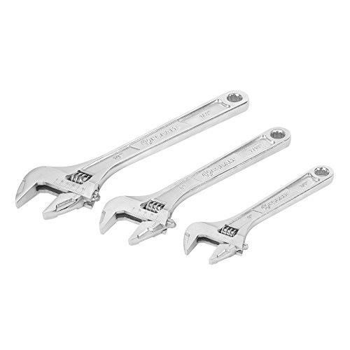 Kobalt 3-Piece Chrome Vanadium Steel Adjustable Wrench Set