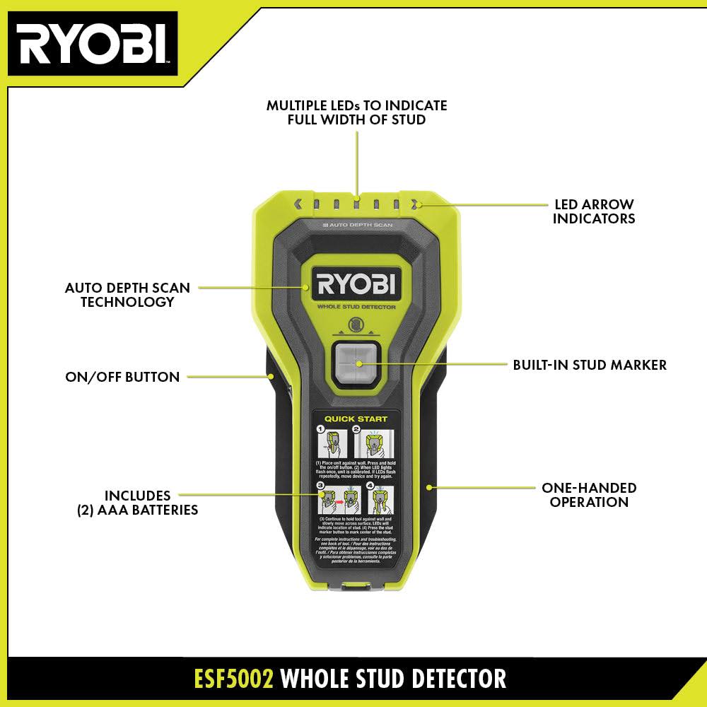 Ryobi Whole Stud Finder ESF5002