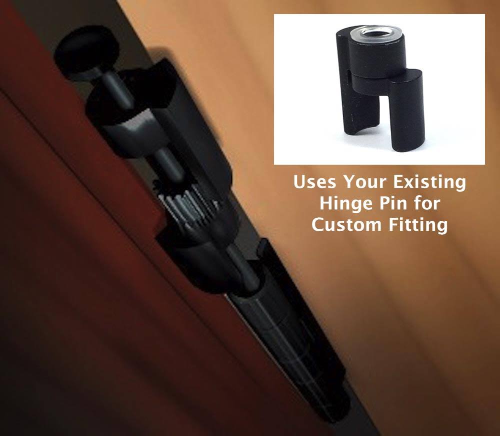 Doorsaver 1/2-in Black Hinge Pin | 01238