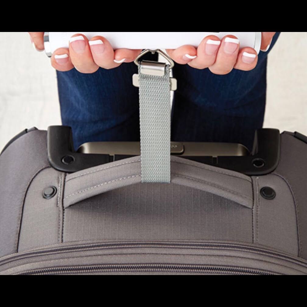 Protege Other | Luggage Scale Digital LCD Hanging Electronic Portable with Battery Inclu | Color: Silver/White | Size: Os | Anyposhthing's Closet