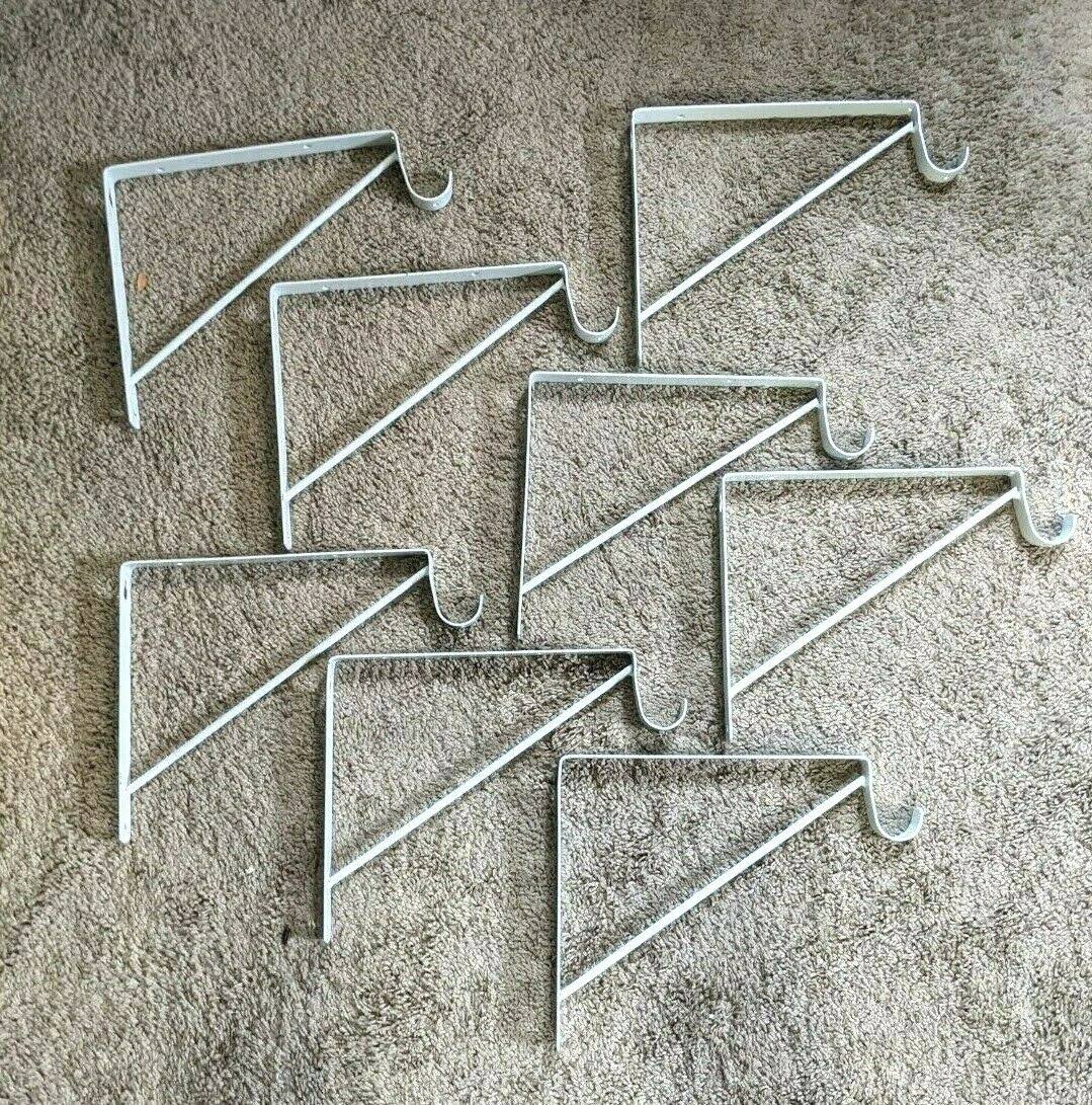 Everbilt 14317 White Heavy-Duty Shelf Bracket and Rod Support