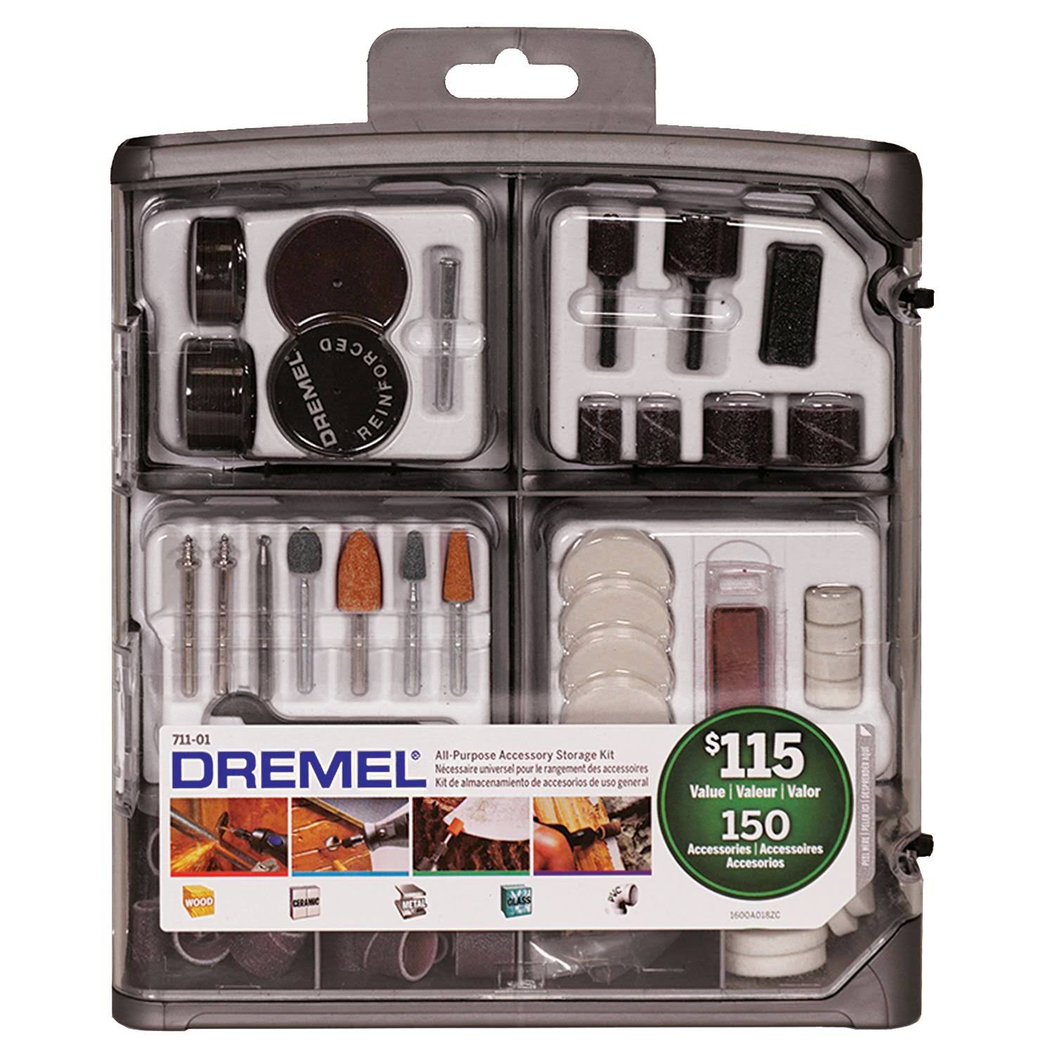 Dremel 711-01 150-Piece All-Purpose Accessory Kit