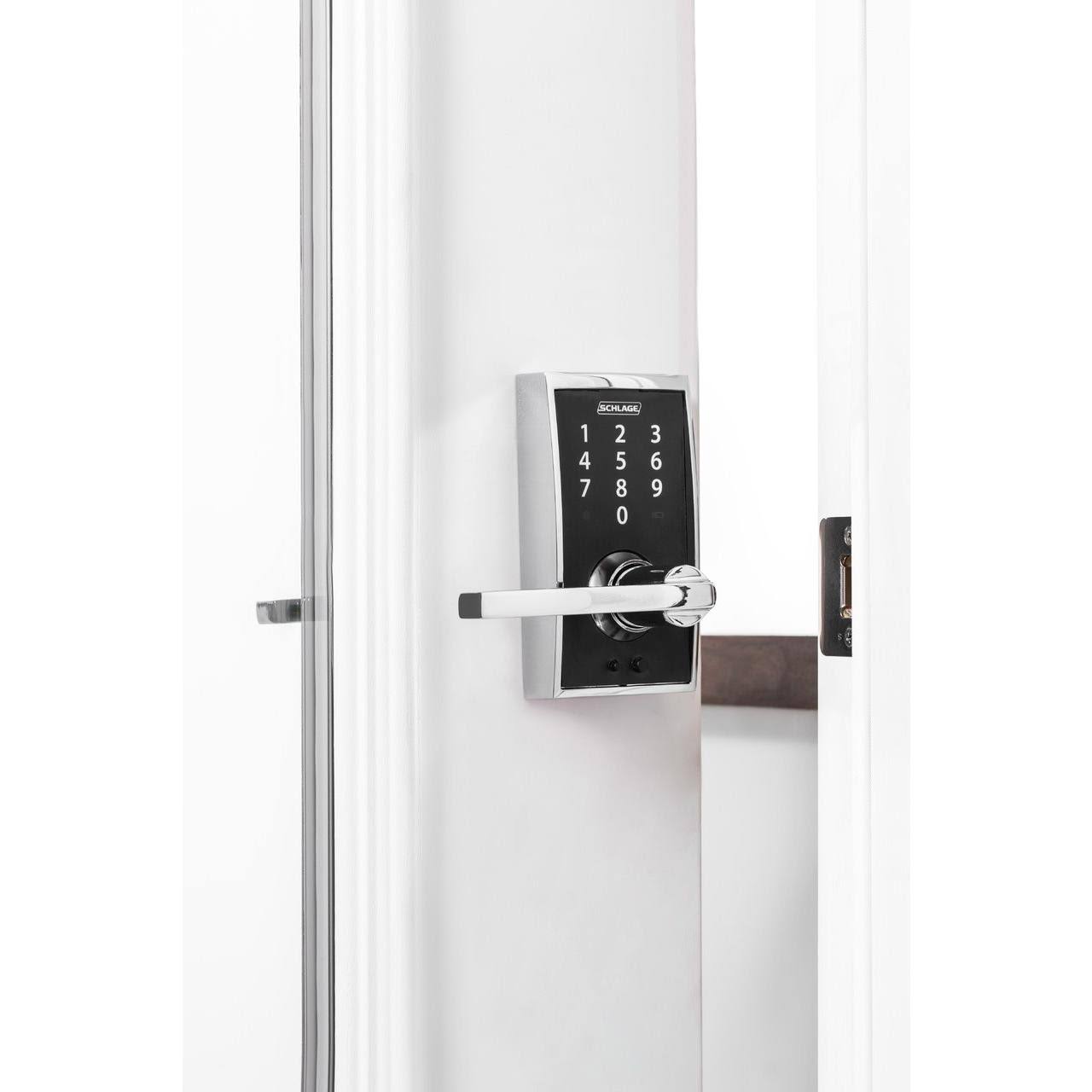 Schlage FE695 Cen 622 LAT Touch Century Lock with Latitude Lever Matte Black
