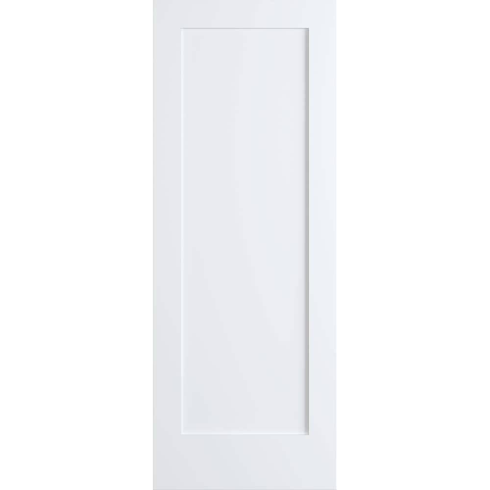 Paneled Solid Manufactured Wood Primed Shaker Slab Standard Door Frameport Size: 18