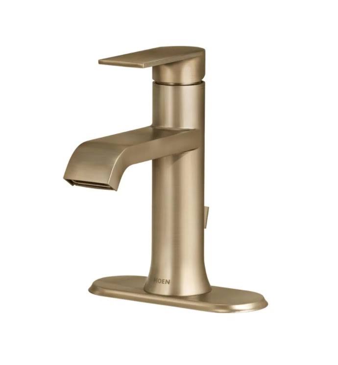 Moen Ws84760 Genta Single Hole Single-Handle Bathroom Faucet in Chrome