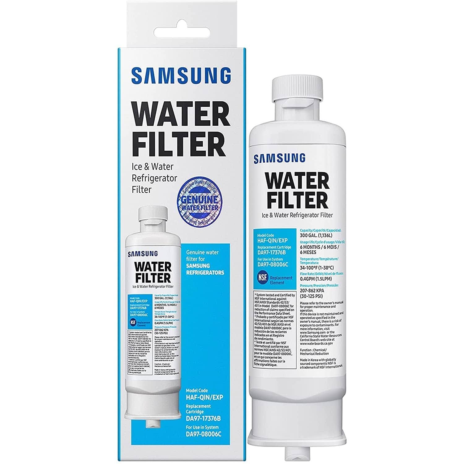 Samsung 3 Pack Refrigerator Water Filter-HAF-QIN-3P