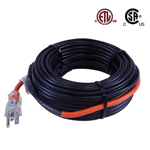 HEATIT Hisd 3-Feet Pipe Heating Cable with Built-in Thermostat
