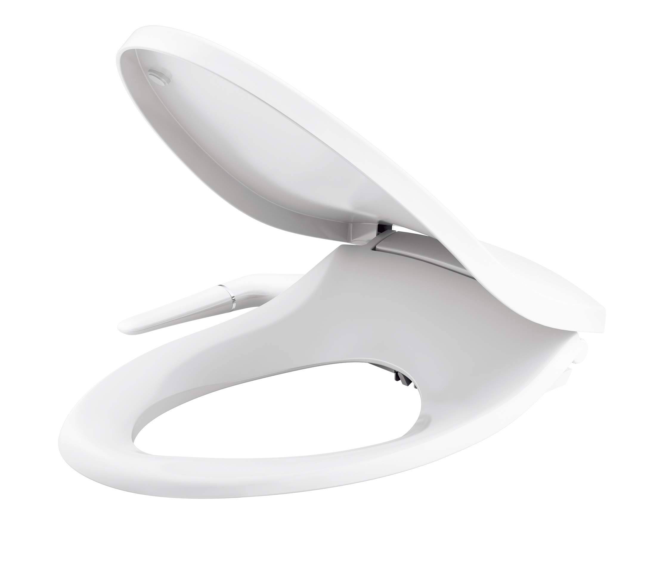 Kohler K-5724-0 Puretide Elongated Manual Bidet Toilet Seat, White