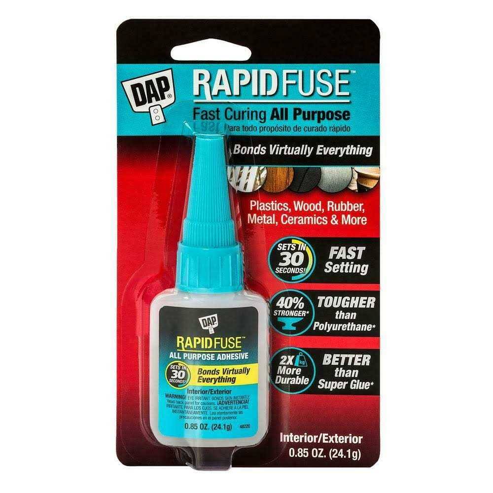 Dap RapidFuse 0.85 oz. Clear All-Purpose Adhesive (6-pack)
