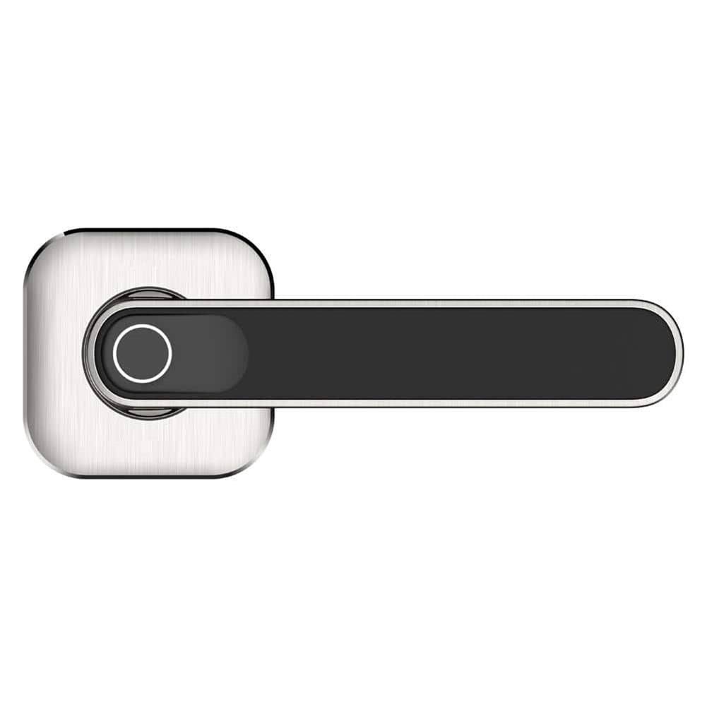 Defiant Satin Nickel Biometric Electronic Lever Door Lock