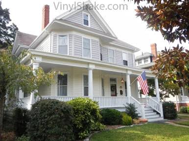 The Foundry 7 inchw x 60 3/4 inchl Exposure, Vinyl Perfection Shingles (34 Panels/Ctn. = 100 Sq. Feet), 069- Oatmeal