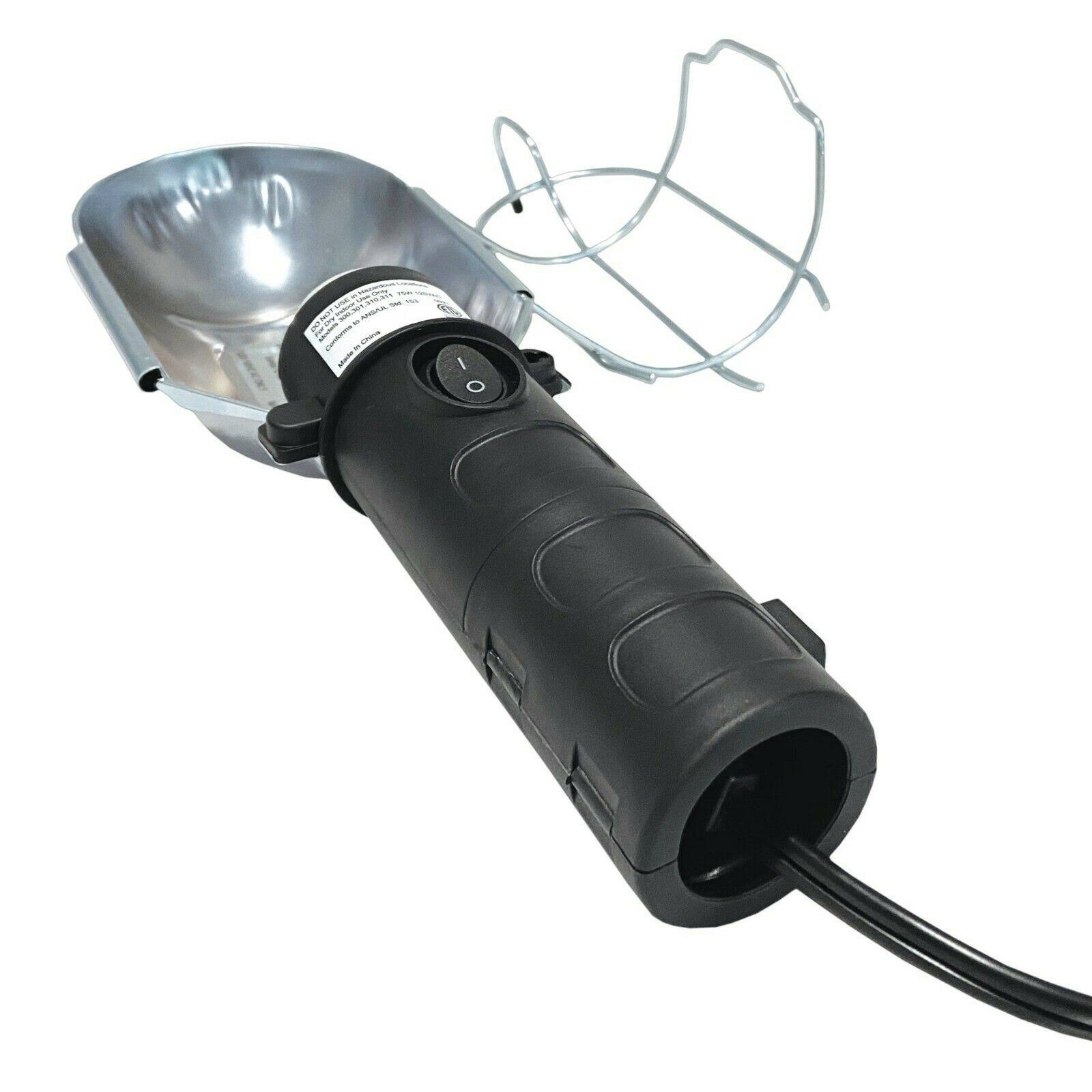 Champion Electronics 12 inch Trouble Light, Galvenized Metal Cage with Handle- LED Bulb Not Included