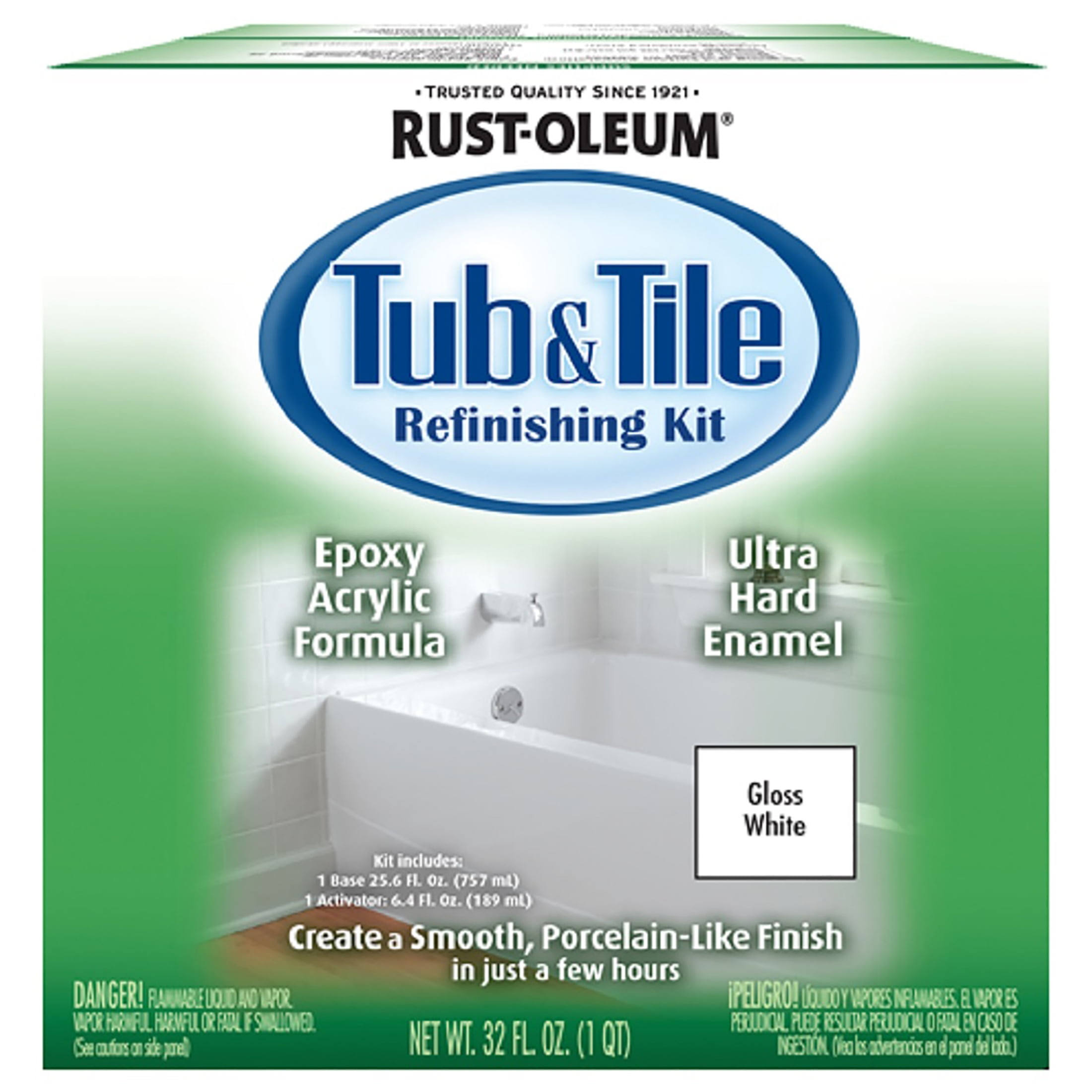 Rust-Oleum Tub & Tile Refinishing Kit White, 1 qt.