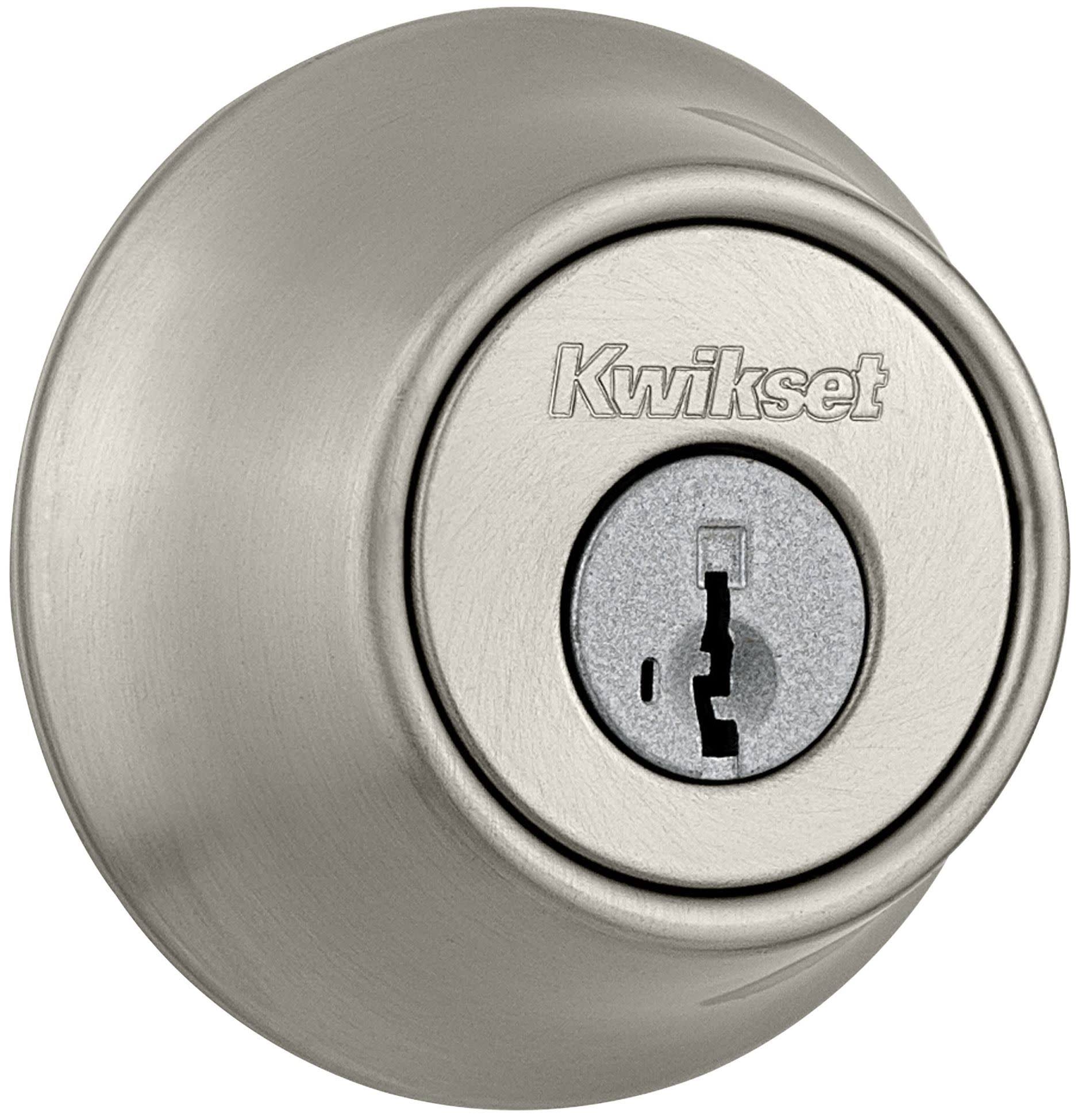 Kwikset 665-S Double Cylinder Deadbolt with SmartKey- Satin Nickel