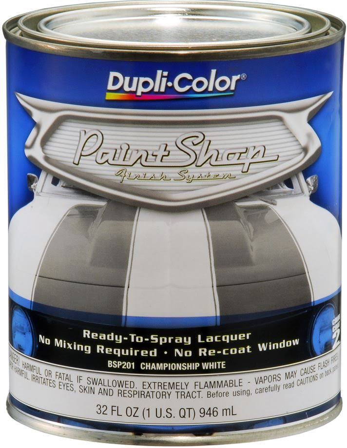 Dupli-Color Paint Bsp201 Dupli-Color Paint Shop Finish SYSTEM; Base Coat, Size: Single, White
