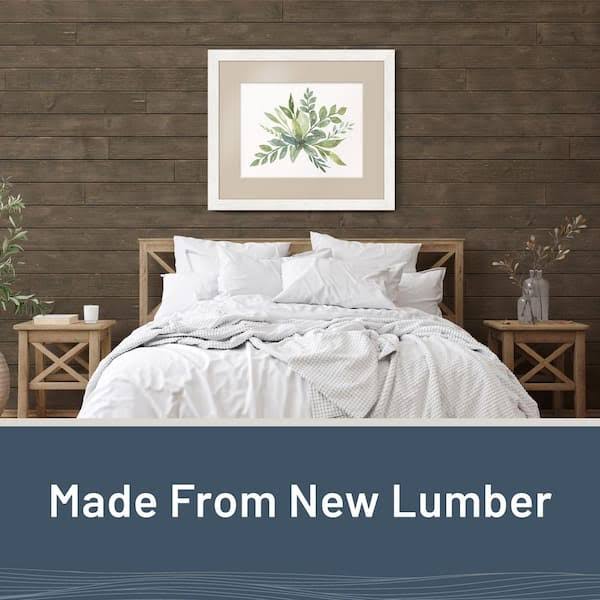 UFP-Edge 1 in. x 4 in. x 8 ft. Barn Wood Dark Brown Pine Trim Board (4-Pack)