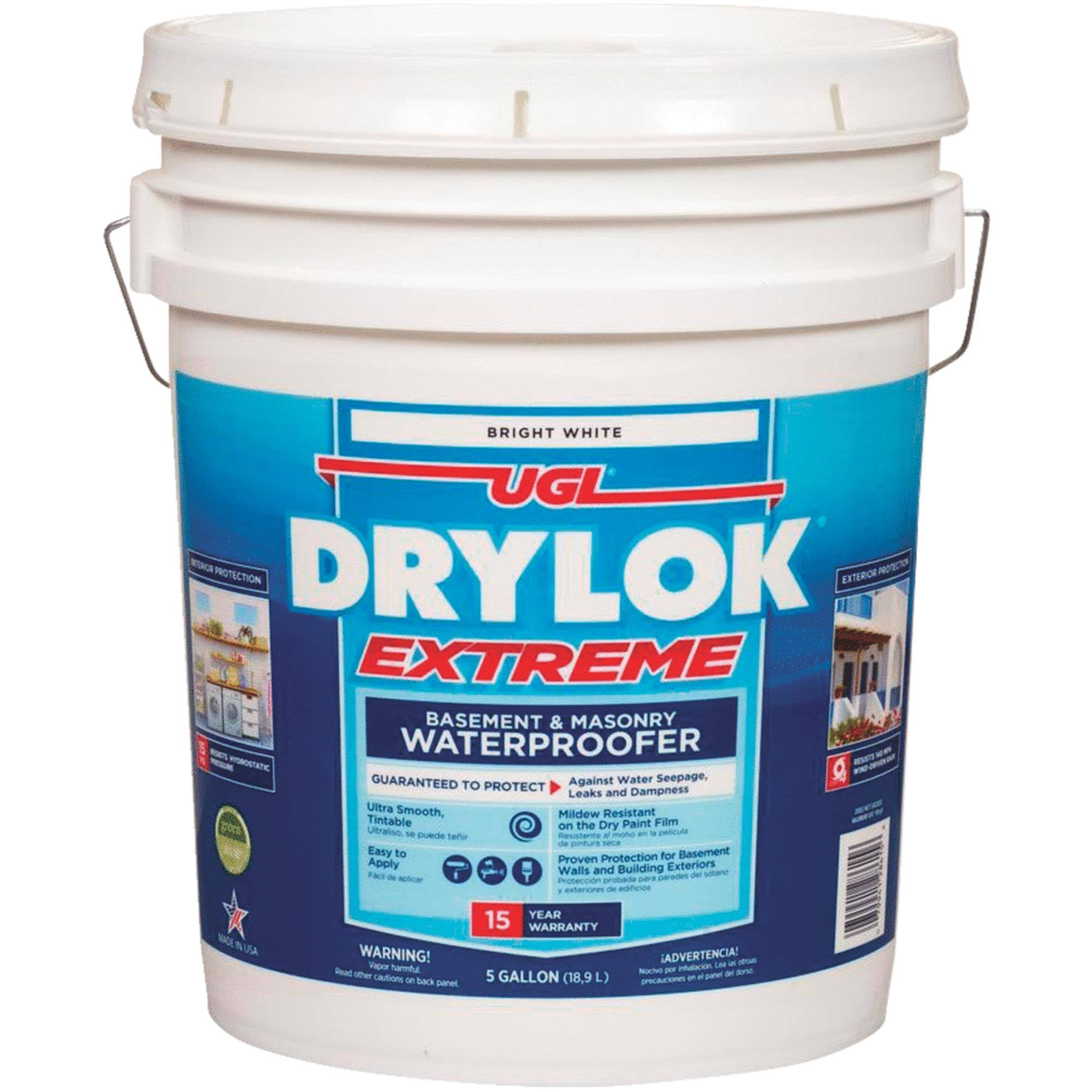 Drylok 28615 Extreme Masonry Waterproofer 5 Gallon White