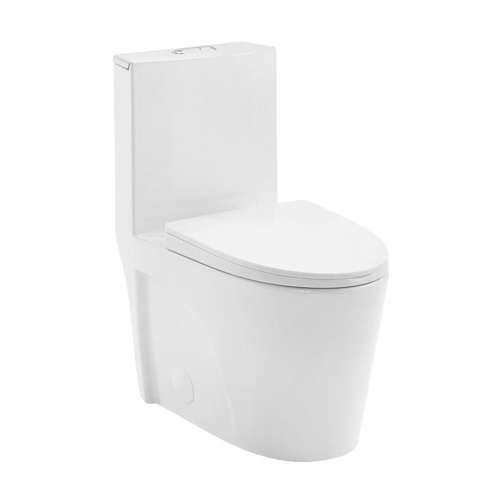 Swiss Madison St. Tropez One Piece Elongated Toilet Dual Flush 0.8/1.28 GPF SM-1T254