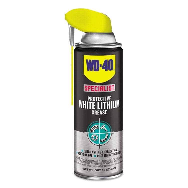 WD-40 Specialist Protective White Lithium Grease, 10 oz Aerosol