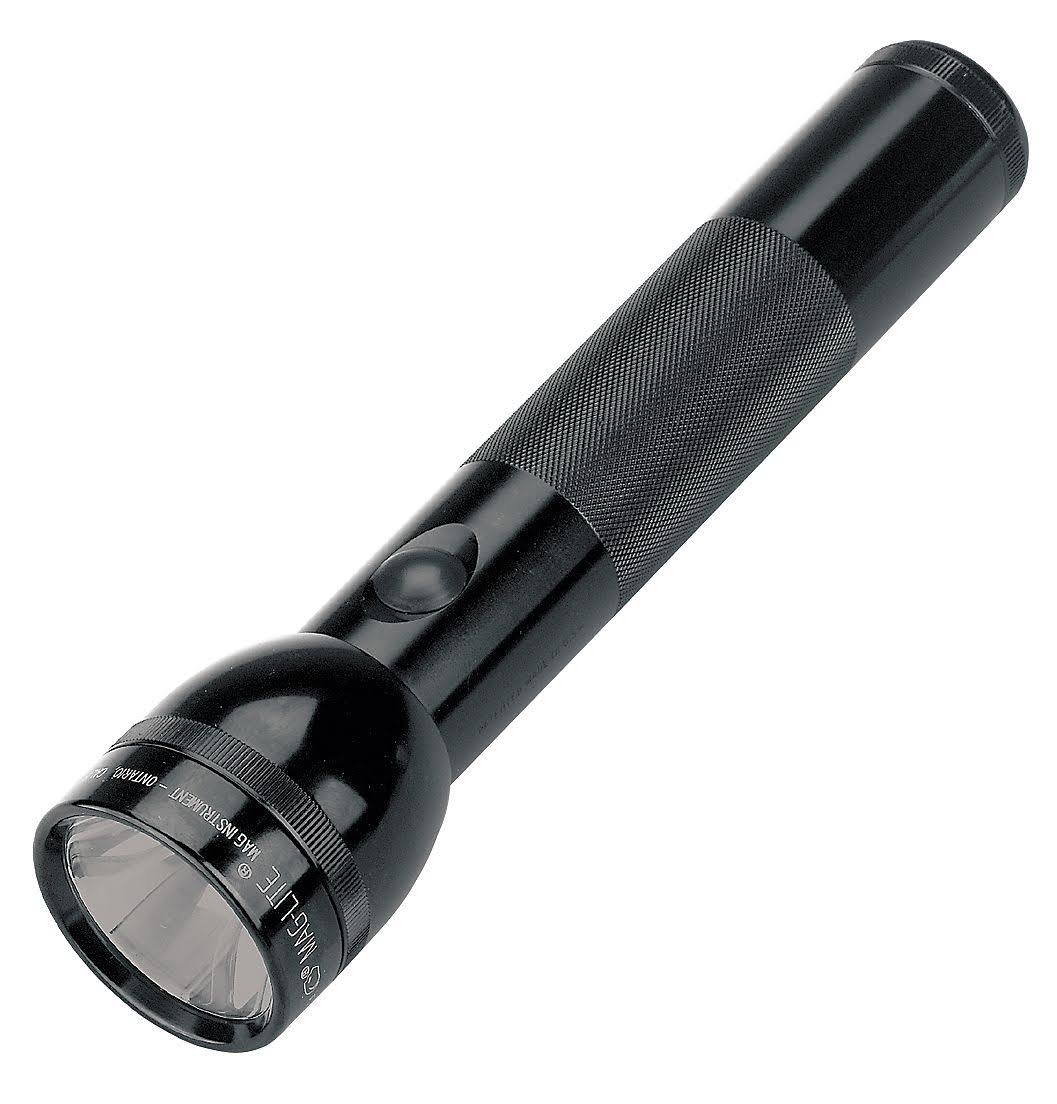 Maglite 2-D Cell Incandescent Flashlight, Black