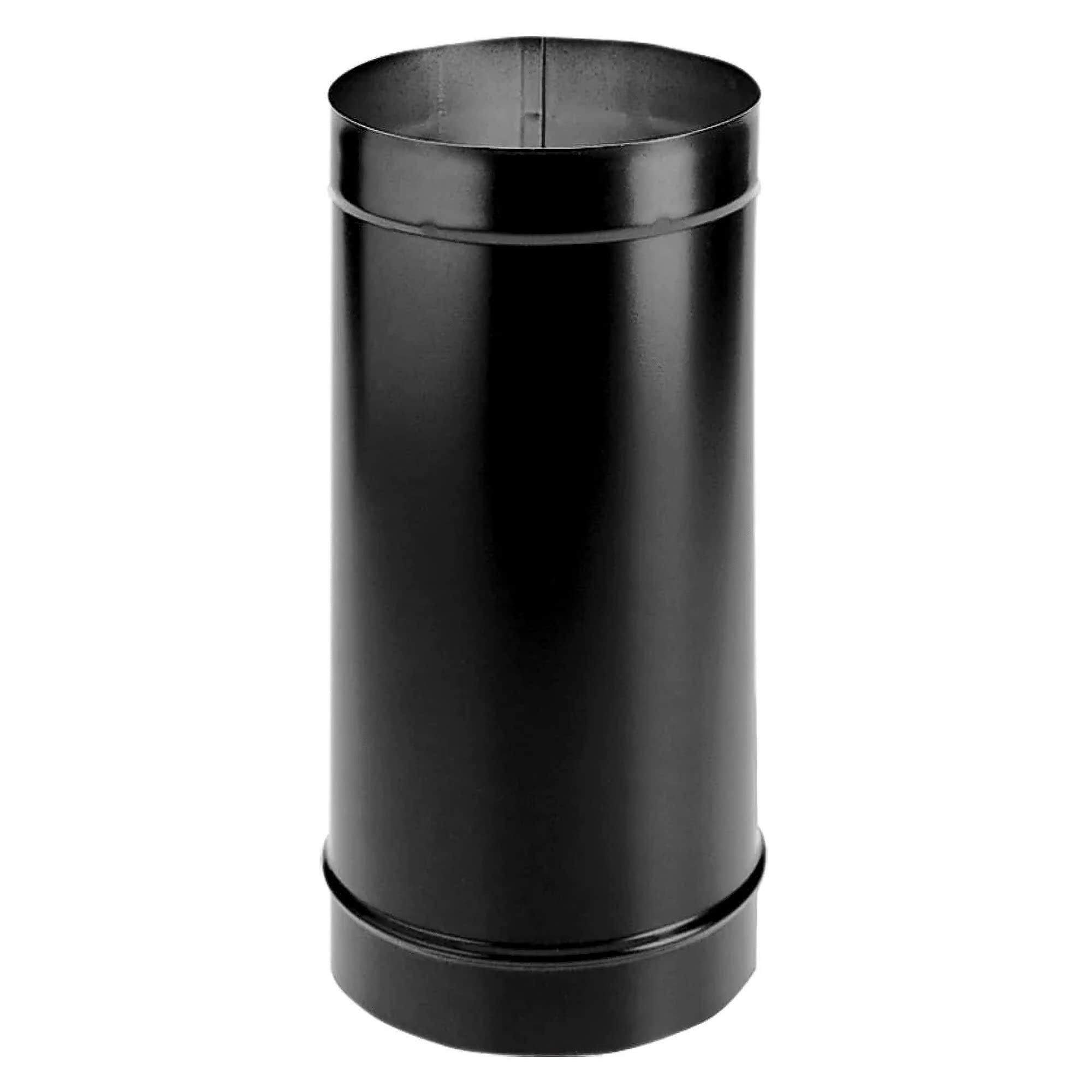 DuraVent 6dbk-48 DuraBlack Single Wall Black Stove Pipe, 48 x 6 Inches