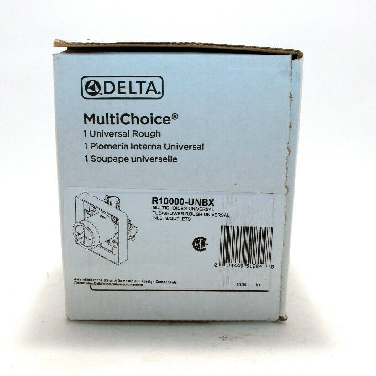 Delta MultiChoice Universal Rough Body Tub & Shower Valve R10000-UNBX