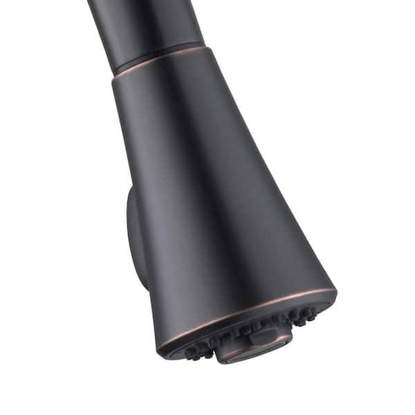 Glacier Bay Market Single-Handle Pull-Down Kitchen Faucet with TurboSpray and FastMount in Bronze