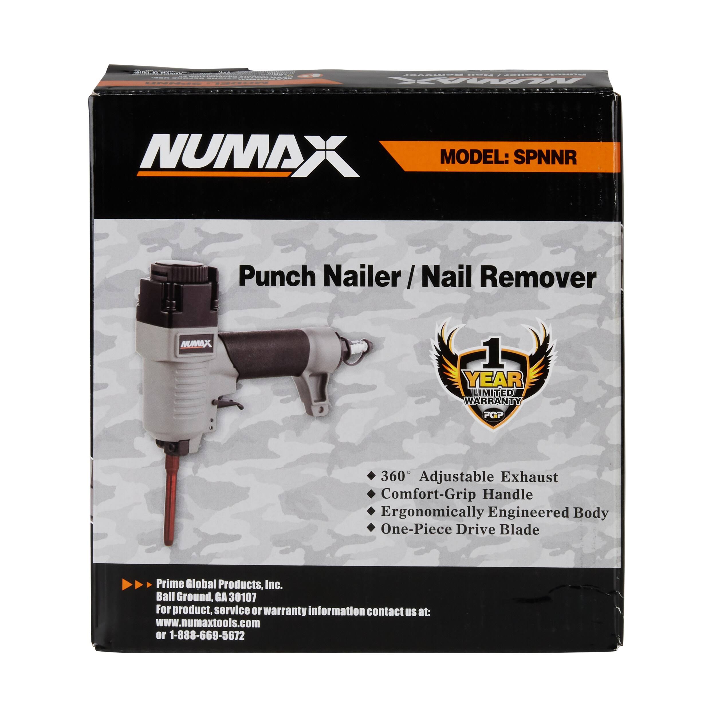 NuMax Spnnr Pneumatic Punch Nailer & Nail Remover
