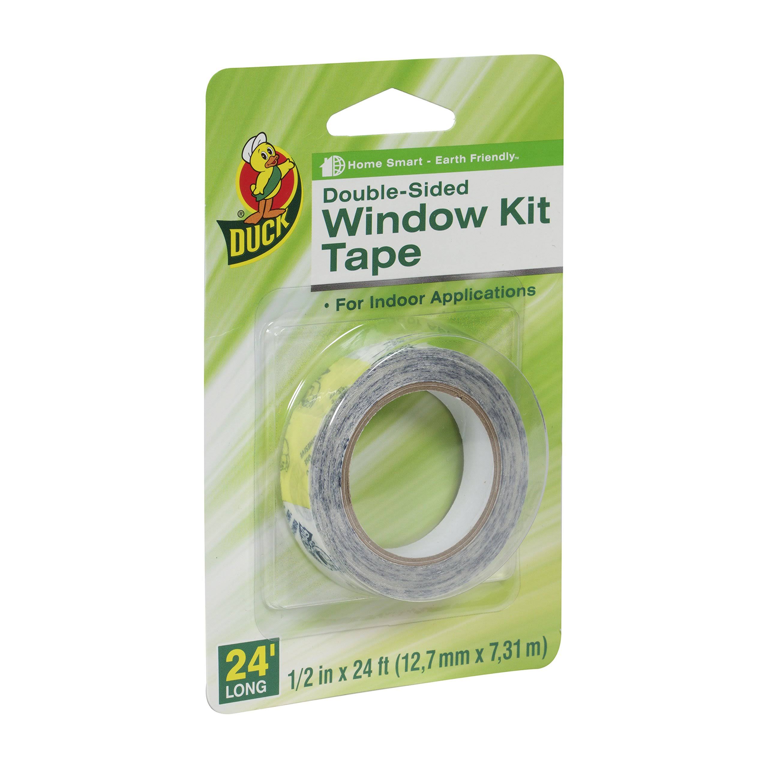 Duck Brand Double-Sided Window Kit Tape, 1/2