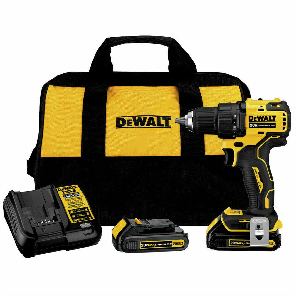 DeWalt DCD708C2R Atomic 20V Max 1/2 in. Drill Kit (1.5 Ah)