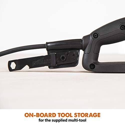 Evolution R230DCT 9 in. Electric Concrete Cut-Off Saw, Demo Saw, Disc Cutter (Optional Blades)