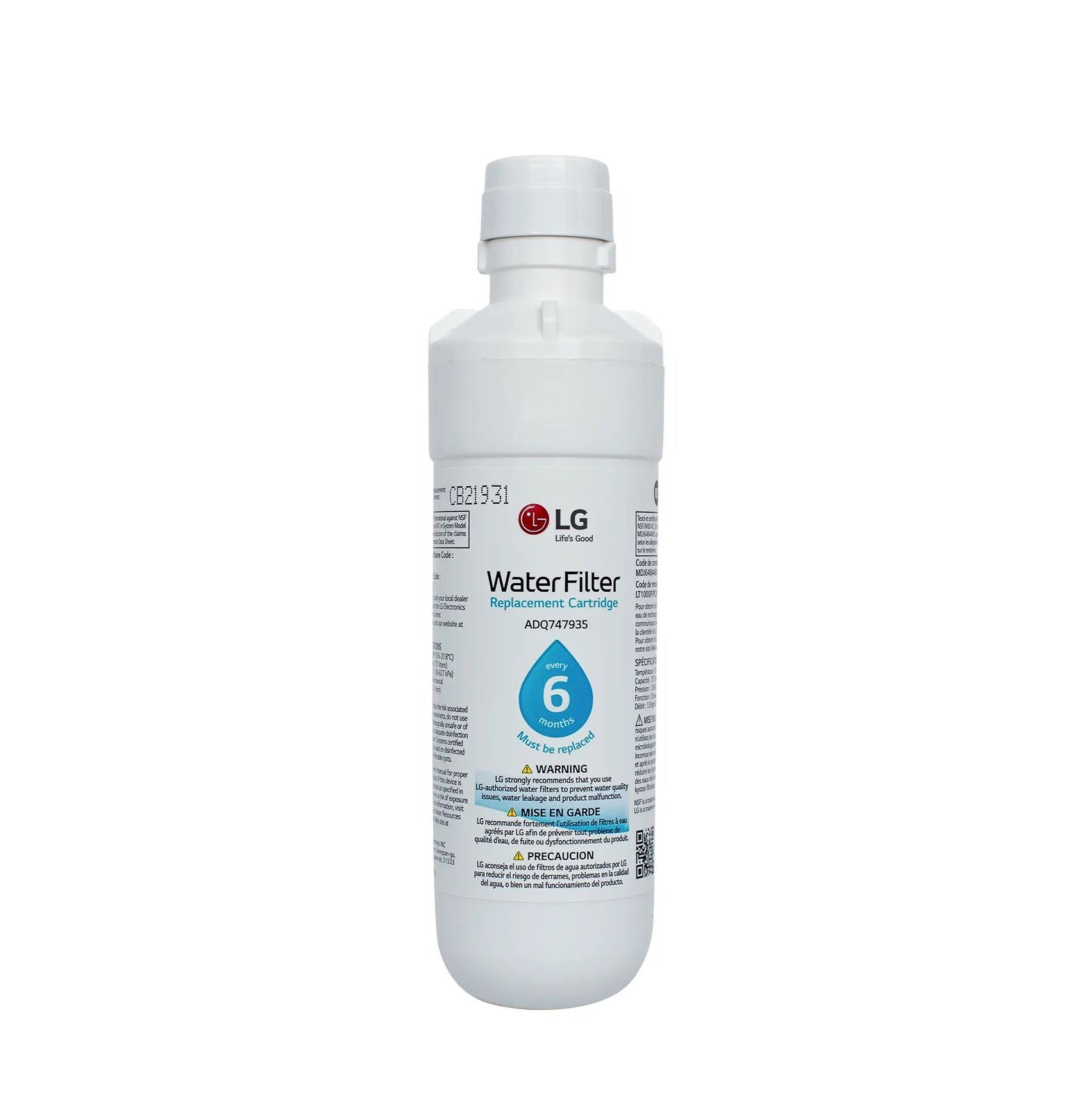 LG Refrigerator Water Filter AGF80300704 LT1000P