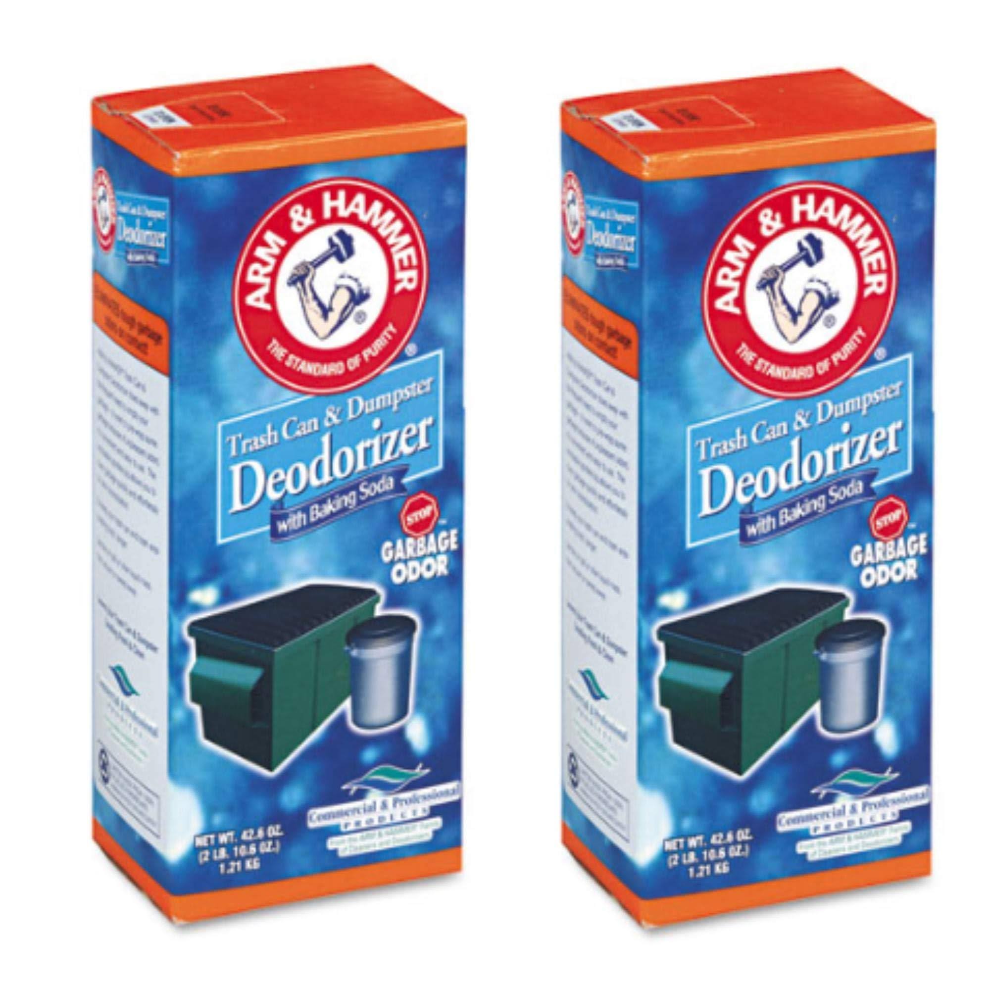 Arm & Hammer 84116 42.6 oz Trash and Dumpster Deodorizer Can (2 Pack)