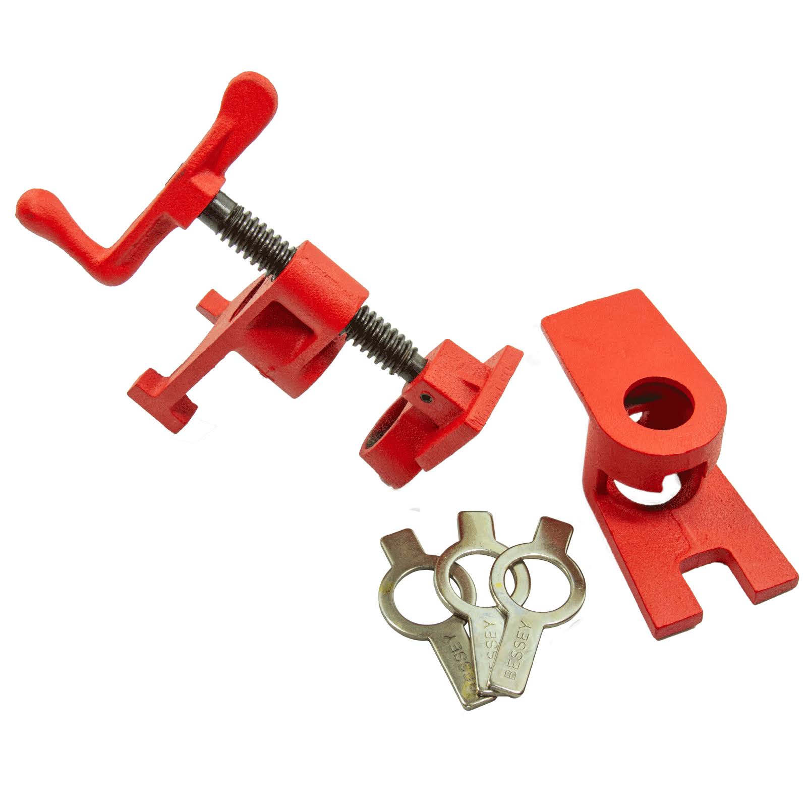 Bessey Bpc-h34 3/4-Inch H Style Pipe Clamp, Red