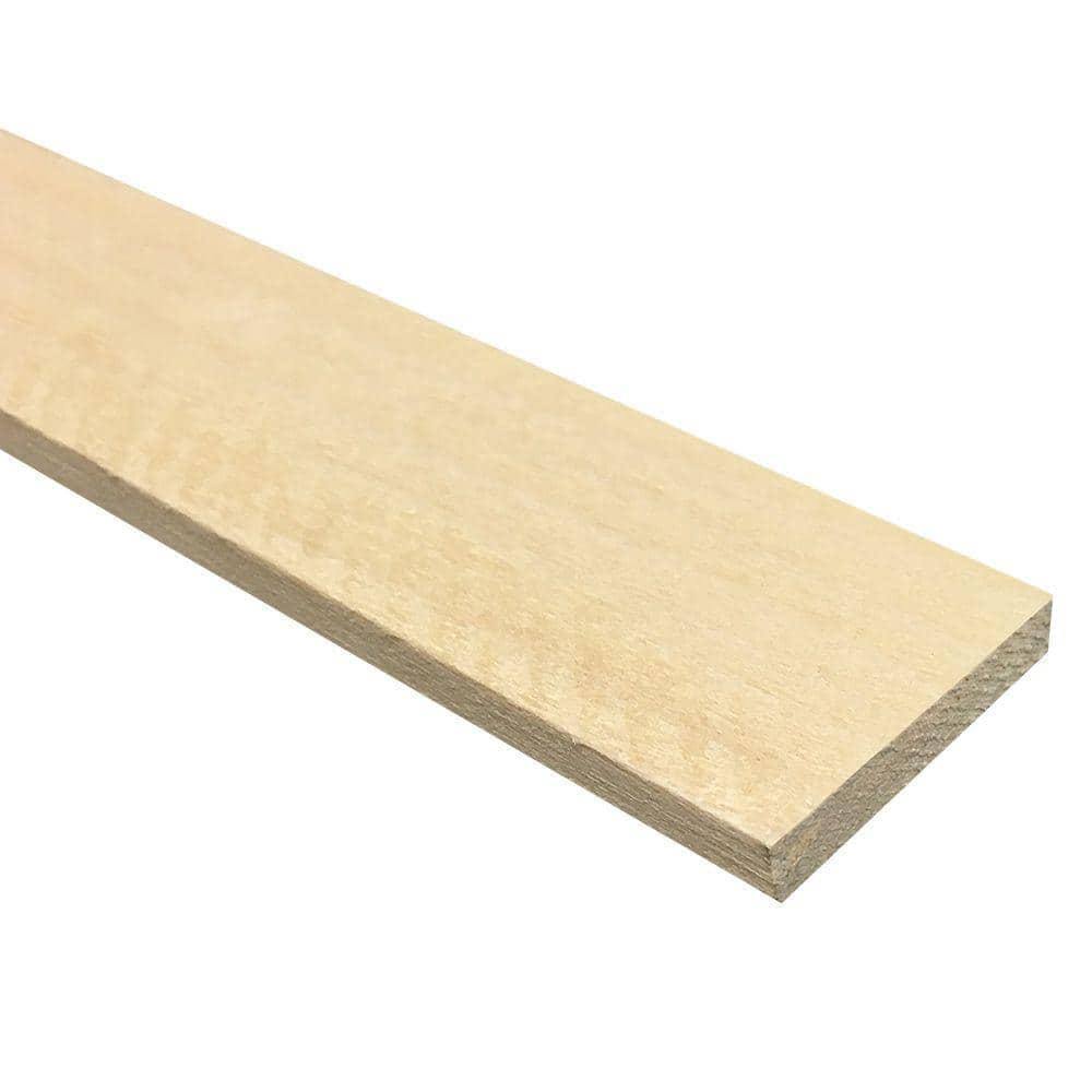 Weaber 1/4 in. x 2 in. x 3 ft. Hobby Board Kiln Dried S4S Poplar Board (40-Piece) 27131