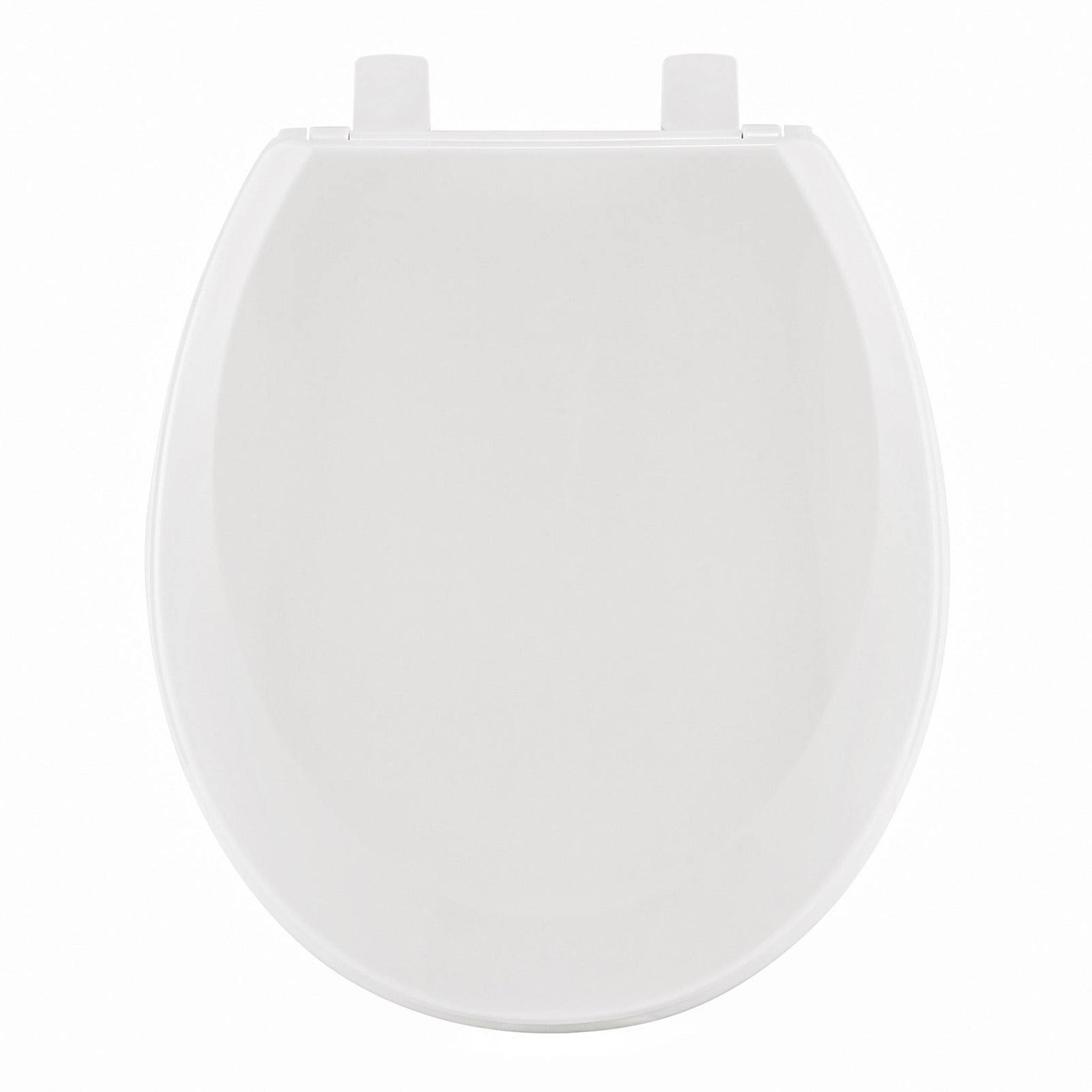 Night Glow Soft Round Closed Front Toilet Seat Blue- evekare