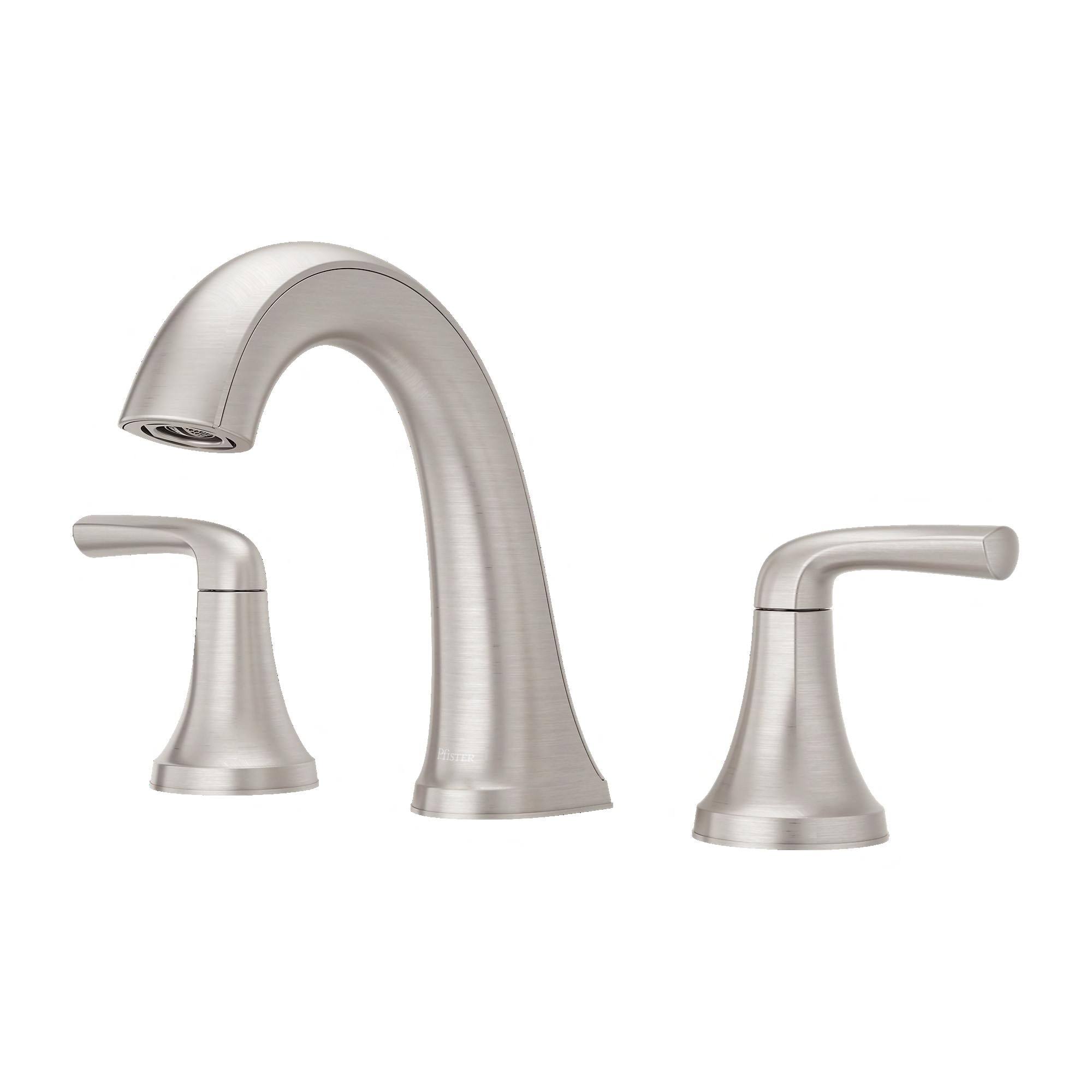 Pfister Ladera 8 in. Widespread 2-Handle Bathroom Faucet in Spot Defense Brushed Nickel