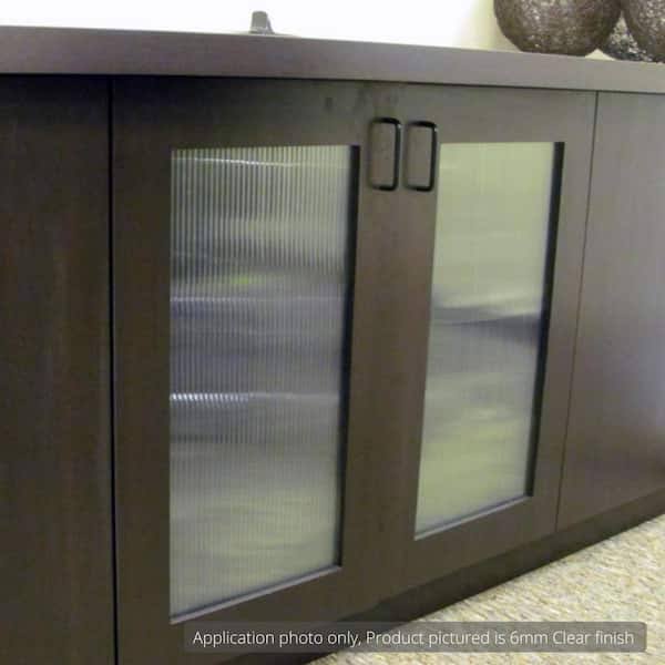 Lexan Thermoclear 48 in. x 96 in. x 1/4 in. Clear Hammered Glass Multiwall Polycarbonate Sheet