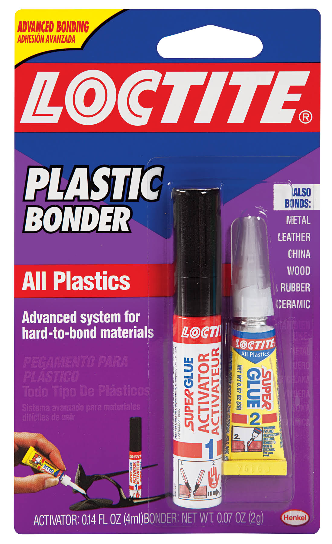 Locite Plastic Bonder Glue- 2 g tube