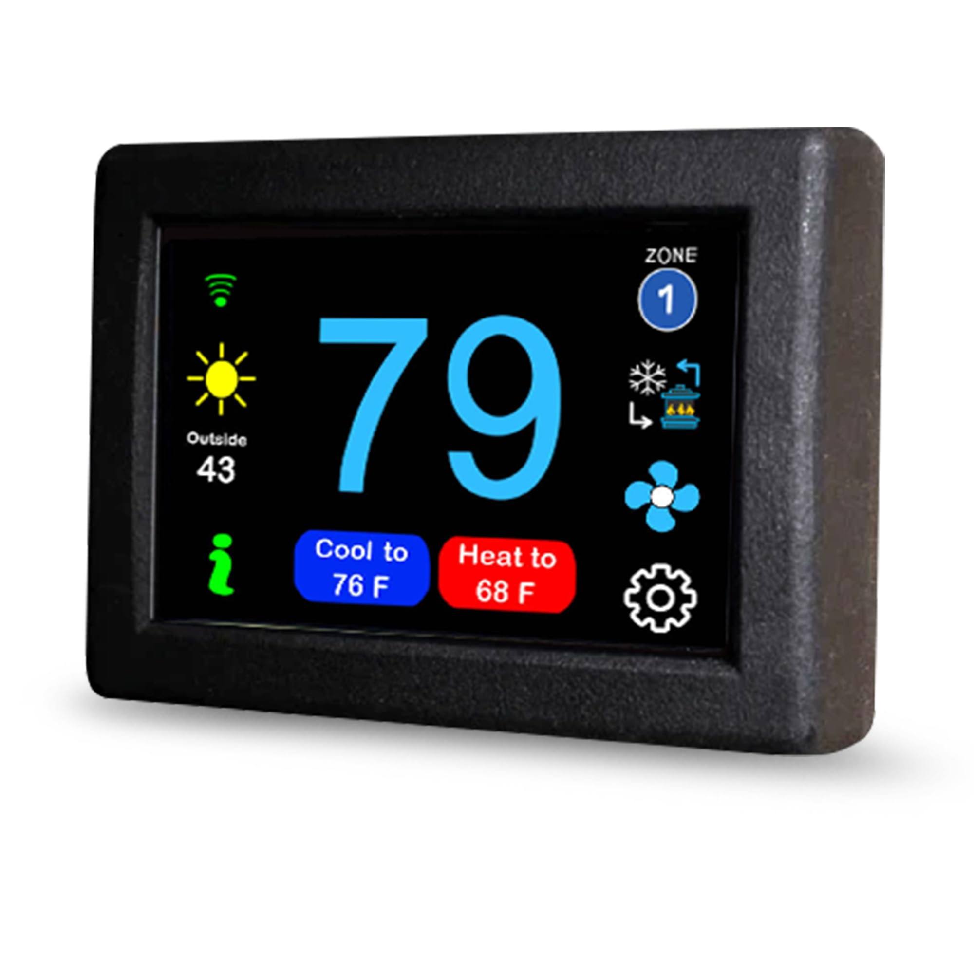 Micro-Air EasyTouch RV Thermostat, Wireless & Digital, WiFi & Bluetooth Function, Compatible w/Dometic, Coleman, Atwood, GE, Great for Outdoor RV