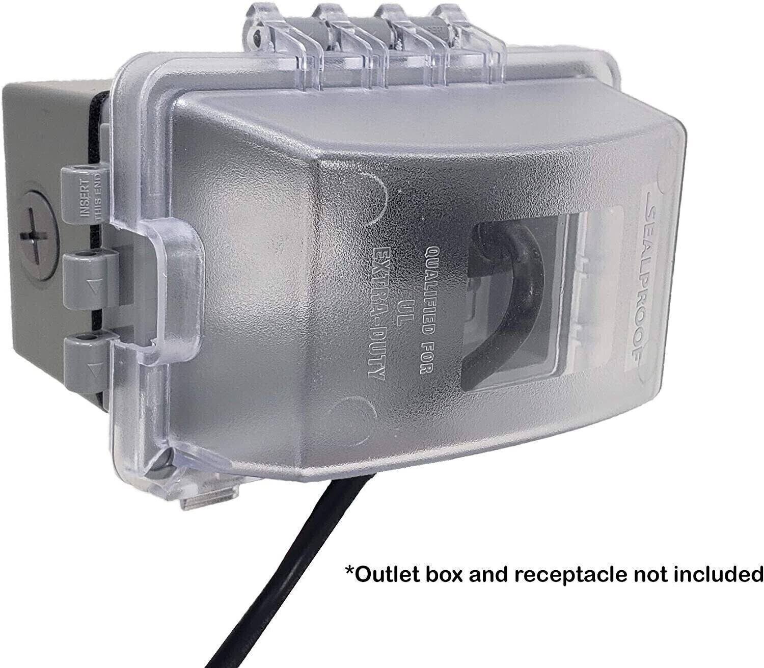 Taymac 1-Gang Clear Weatherproof In-Use Cover MM420C