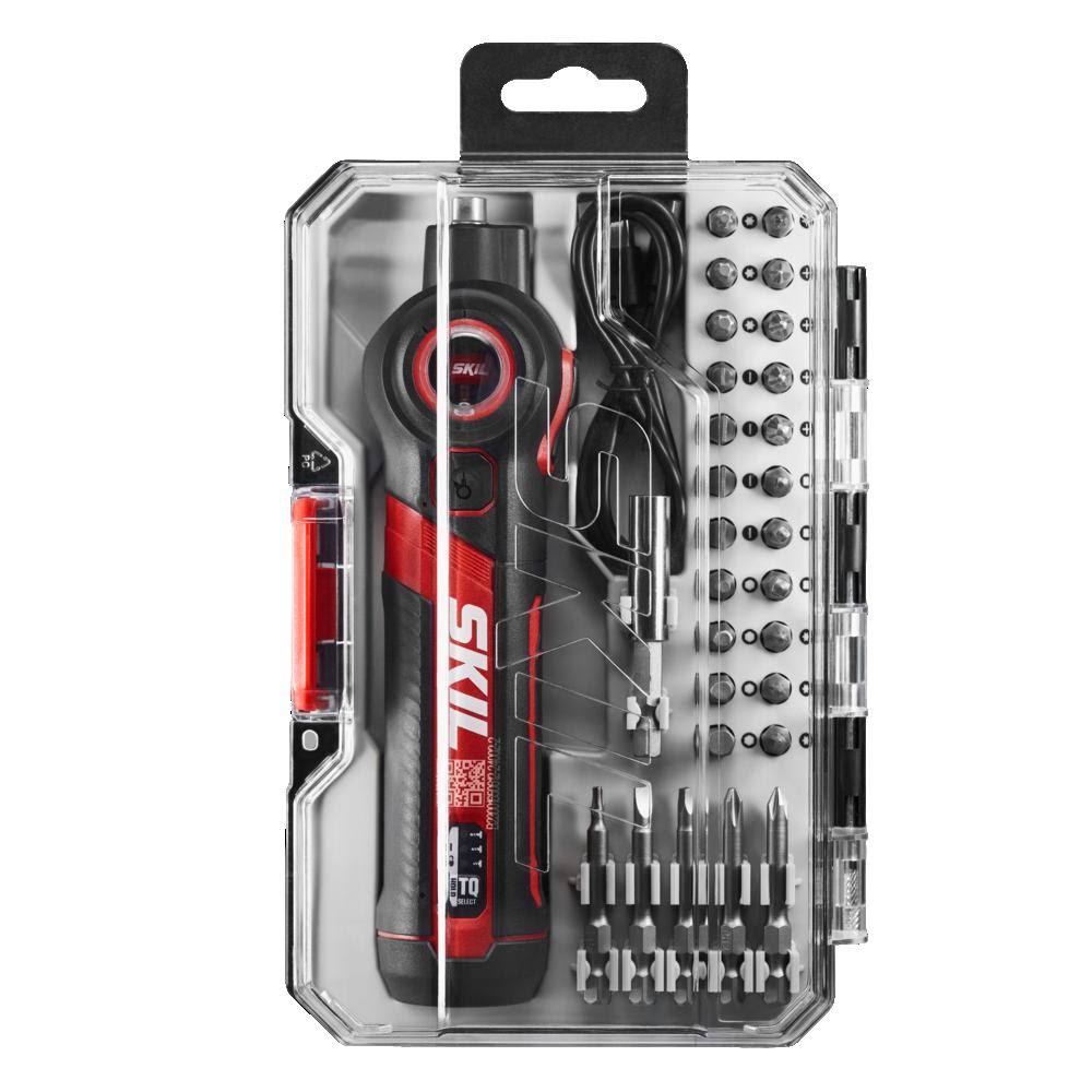 Skil Twist 2.0 Rechargeable 4V Screwdriver with 28 PC Bit Kit