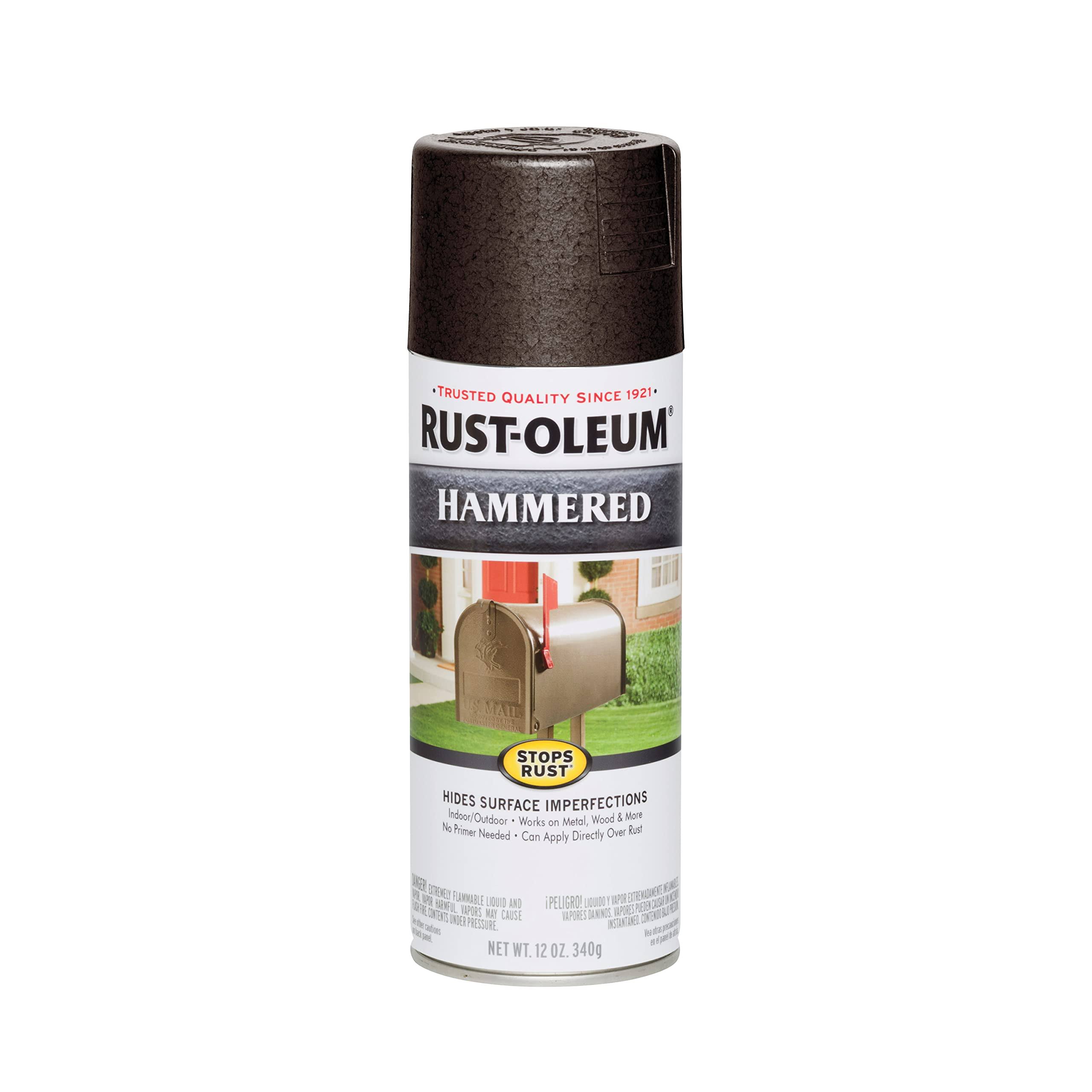 Rust-Oleum Bronze Hammered Spray Paint- 12 fl oz bottle