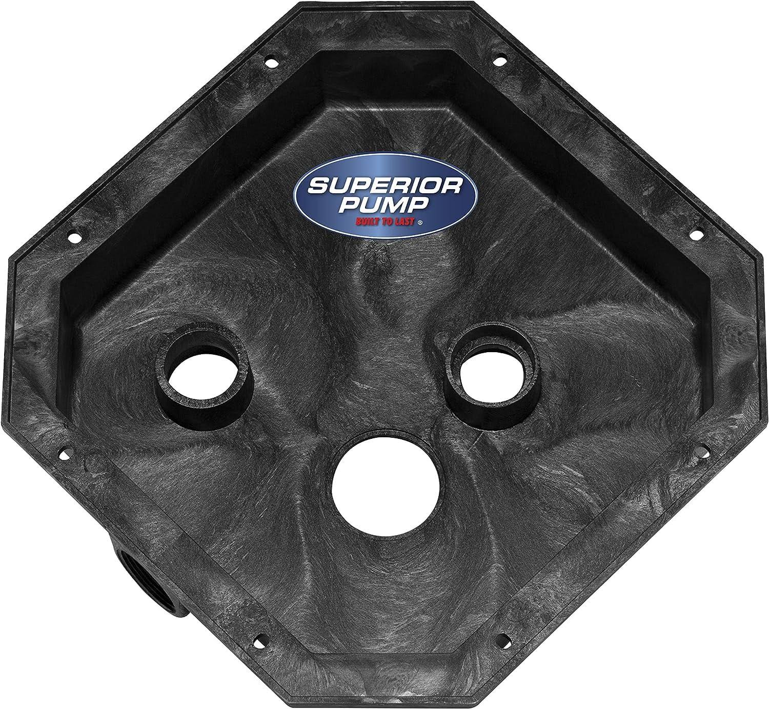 Superior Pump 92072 1/3 HP Pre-Assembled Submersible Remote Sink Drain Pump System