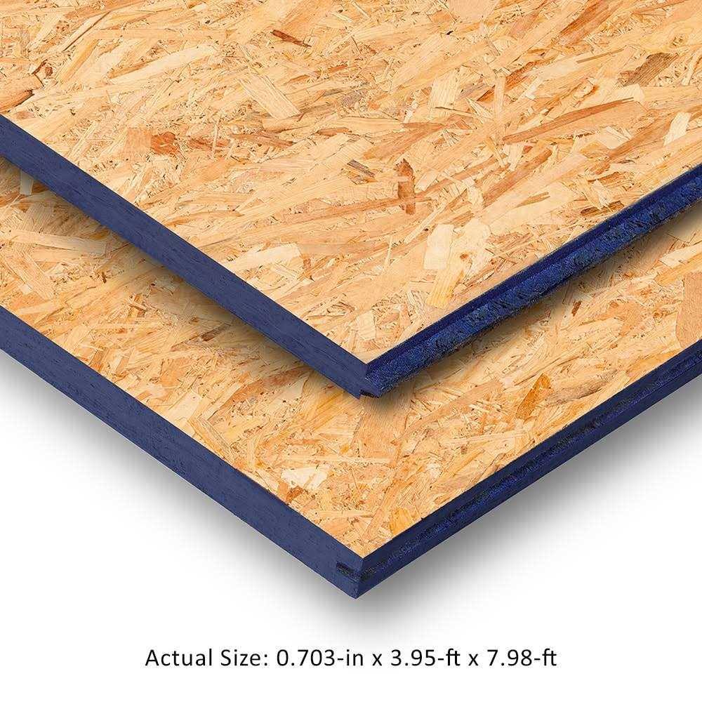 Lowe's 23/32-in x 4-ft x 8-ft Tongue and Groove Osb Subfloor | 637367