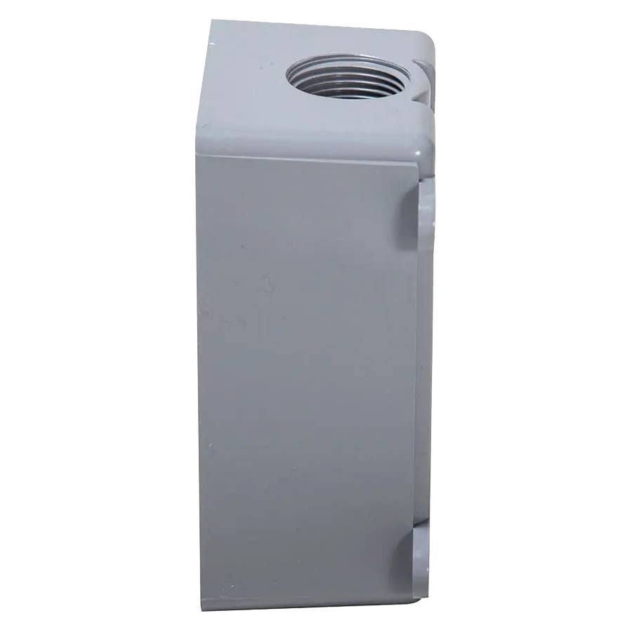 Taymac PSB37550GY Weatherproof Plastic Outlet Box, Gray