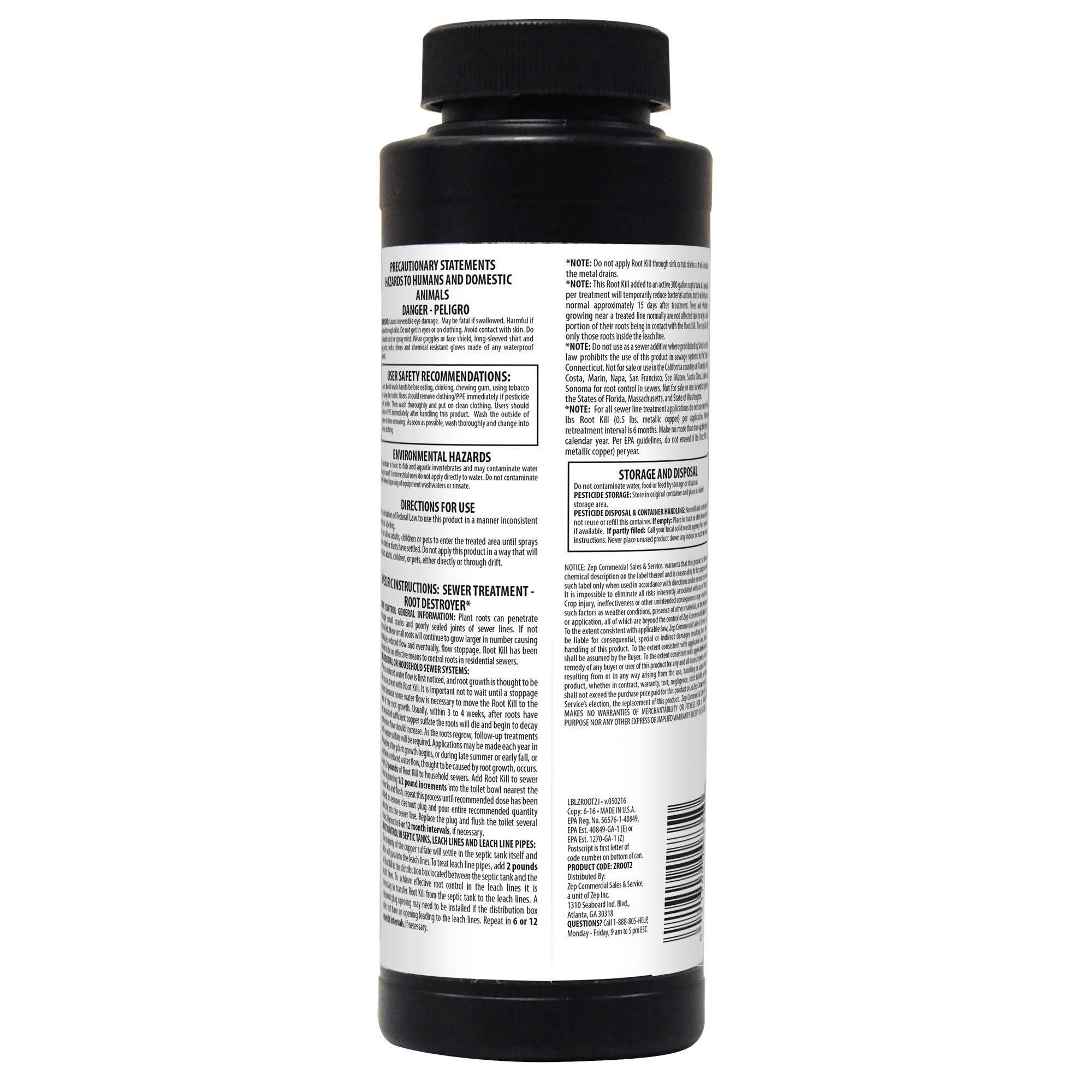 Zep Commercial ZROOT24 Root Kill, 4 pk