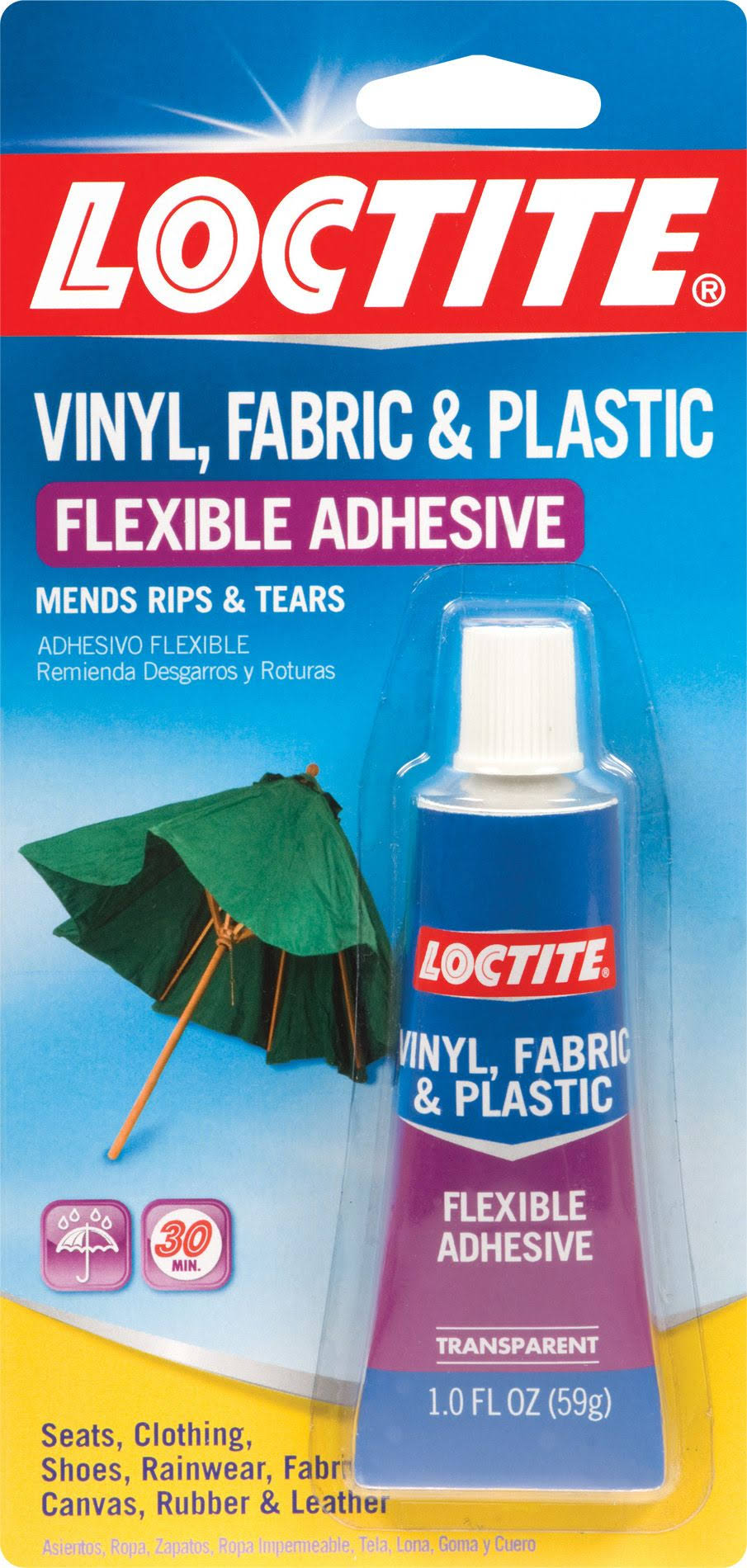 Loctite Vinyl Fabric & Plastic Flexible Adhesive- 1 oz tube